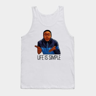 khaby lame life is simple Tank Top